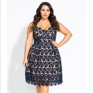NWT City Chic Plus Size Navy Dress PLUS SIZE 20